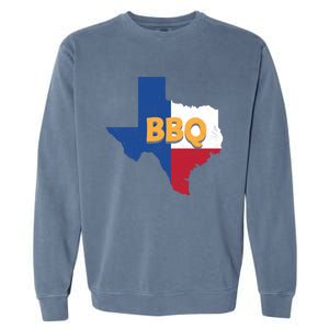 Texas Bbq Barbeque Party Grillmaster Grilling Smoking Meat Gift Garment-Dyed Sweatshirt