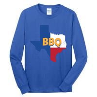 Texas Bbq Barbeque Party Grillmaster Grilling Smoking Meat Gift Tall Long Sleeve T-Shirt