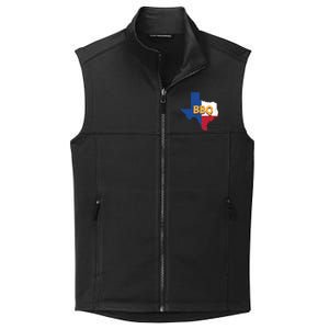 Texas Bbq Barbeque Party Grillmaster Grilling Smoking Meat Gift Collective Smooth Fleece Vest