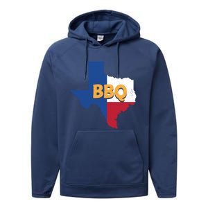 Texas Bbq Barbeque Party Grillmaster Grilling Smoking Meat Gift Performance Fleece Hoodie