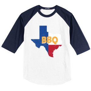 Texas Bbq Barbeque Party Grillmaster Grilling Smoking Meat Gift Baseball Sleeve Shirt