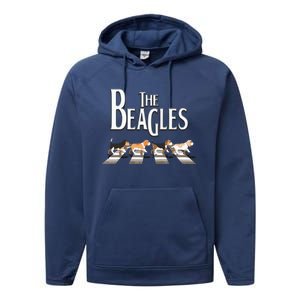 The Beagles Beagle Dog Funny For Beagle Lovers Performance Fleece Hoodie