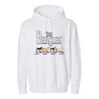 The Beagles Beagle Dog Funny For Beagle Lovers Garment-Dyed Fleece Hoodie