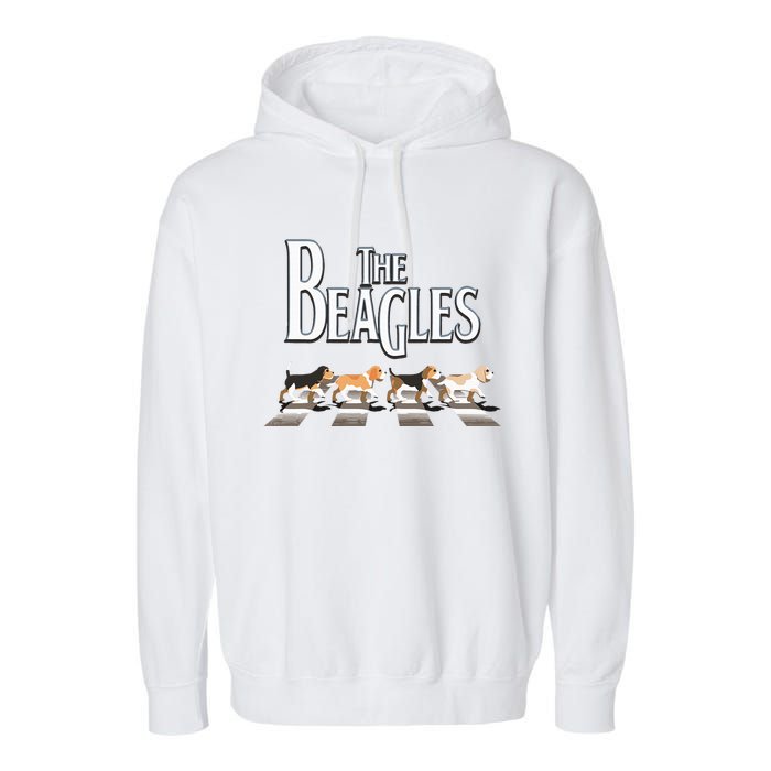 The Beagles Beagle Dog Funny For Beagle Lovers Garment-Dyed Fleece Hoodie