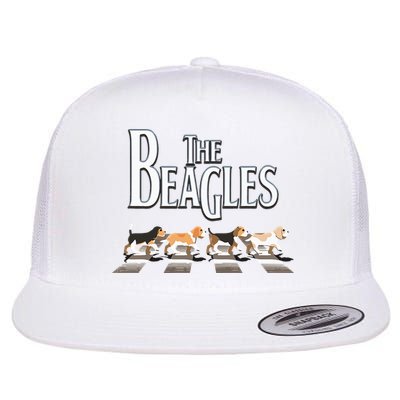 The Beagles Beagle Dog Funny For Beagle Lovers Flat Bill Trucker Hat