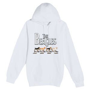 The Beagles Beagle Dog Funny For Beagle Lovers Premium Pullover Hoodie