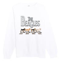 The Beagles Beagle Dog Funny For Beagle Lovers Premium Crewneck Sweatshirt