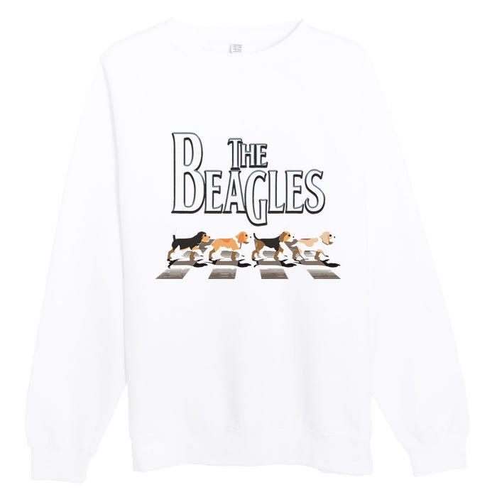 The Beagles Beagle Dog Funny For Beagle Lovers Premium Crewneck Sweatshirt