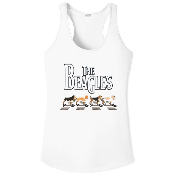 The Beagles Beagle Dog Funny For Beagle Lovers Ladies PosiCharge Competitor Racerback Tank