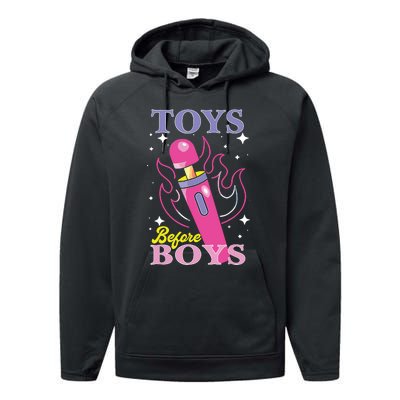 Toys Before Boy Performance Fleece Hoodie