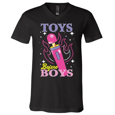 Toys Before Boy V-Neck T-Shirt