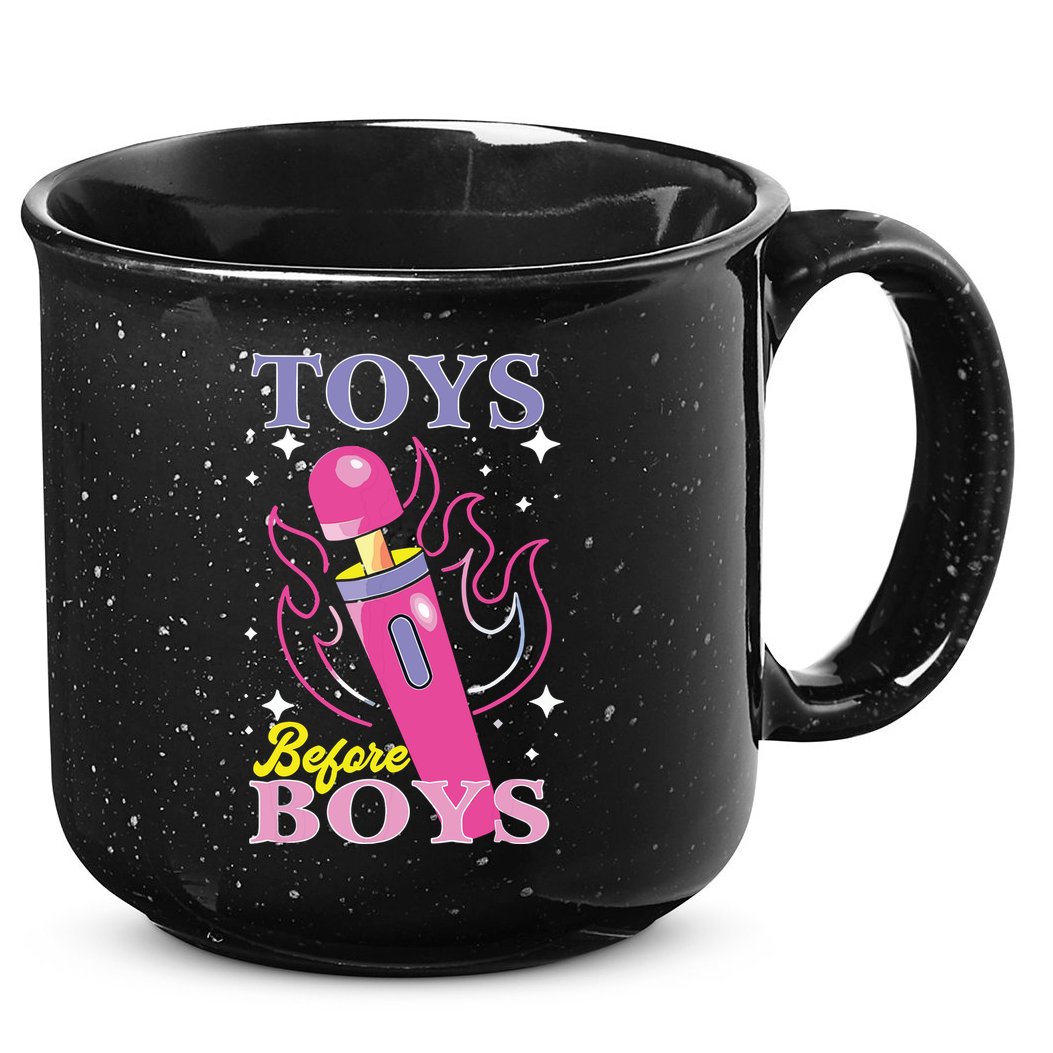Toys Before Boy 15oz Campfire Ceramic Mug