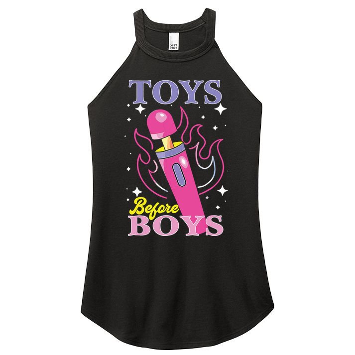 Toys Before Boy Women's Perfect Tri Rocker Tank