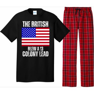 The British Blew A 13 Colony Lead Funny Pajama Set