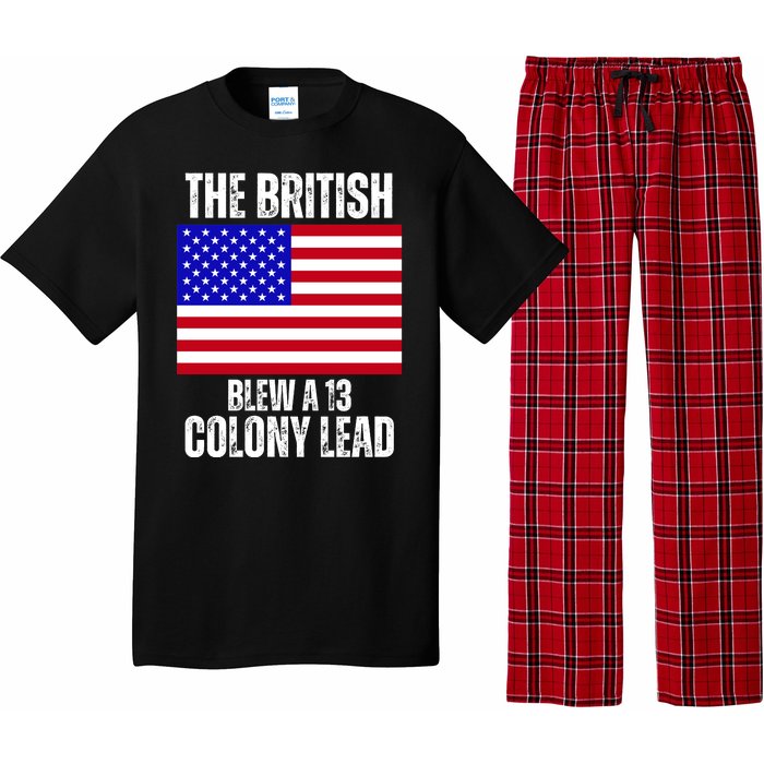 The British Blew A 13 Colony Lead Funny Pajama Set