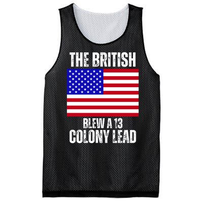 The British Blew A 13 Colony Lead Funny Mesh Reversible Basketball Jersey Tank