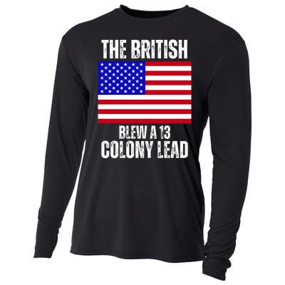 The British Blew A 13 Colony Lead Funny Cooling Performance Long Sleeve Crew