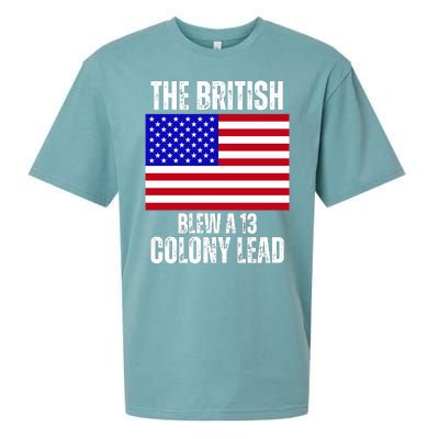 The British Blew A 13 Colony Lead Funny Sueded Cloud Jersey T-Shirt