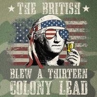 The British Blew A 13 Colony Lead 4th Of July Legacy Tie Dye Trucker Hat