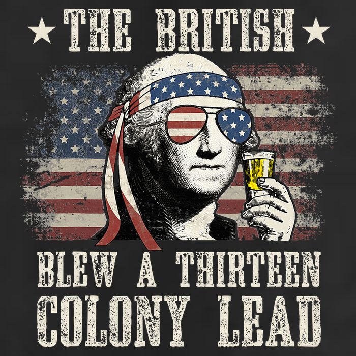 The British Blew A 13 Colony Lead 4th Of July Garment-Dyed Fleece Hoodie