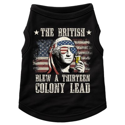 The British Blew A 13 Colony Lead 4th Of July Doggie Tank