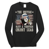 The British Blew A 13 Colony Lead 4th Of July Long Sleeve Shirt