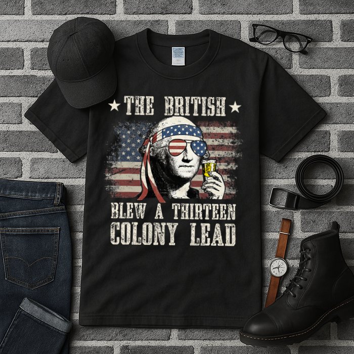 The British Blew A 13 Colony Lead 4th Of July Tall T-Shirt