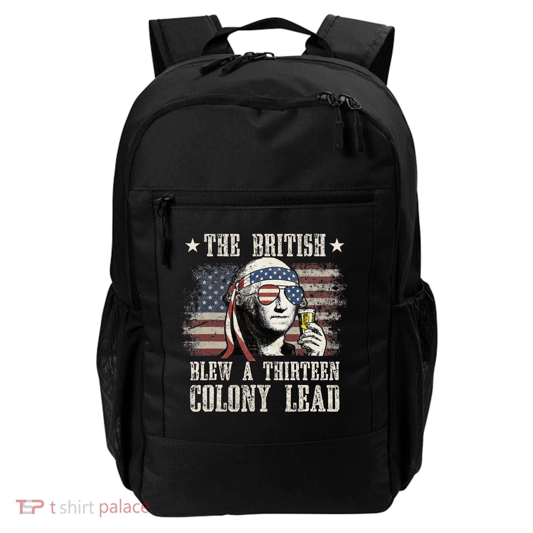The British Blew A 13 Colony Lead 4th Of July Backpack