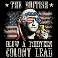 The British Blew A 13 Colony Lead 4th Of July Sustainable Bucket Hat