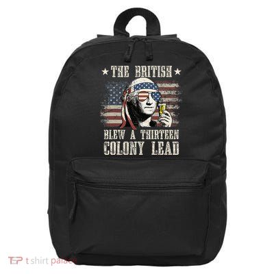 The British Blew A 13 Colony Lead 4th Of July 16 in Basic Backpack