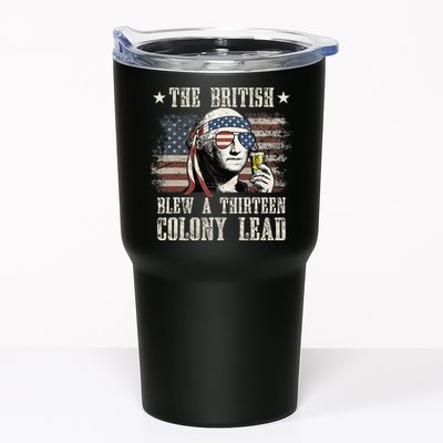 The British Blew A 13 Colony Lead 4th Of July Tumbler