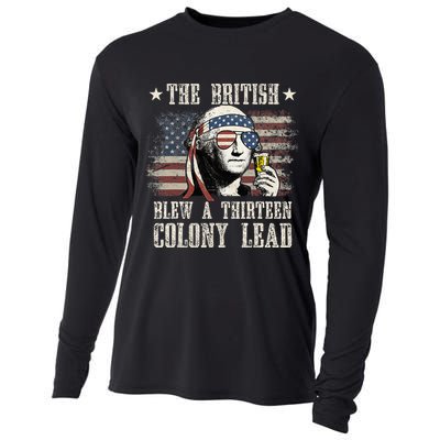 The British Blew A 13 Colony Lead 4th Of July Cooling Performance Long Sleeve Crew