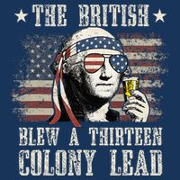 The British Blew A 13 Colony Lead 4th Of July Infant Baby Jersey Bodysuit