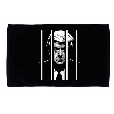 Trump Behind Bars ...Funny Anti Trump Microfiber Hand Towel