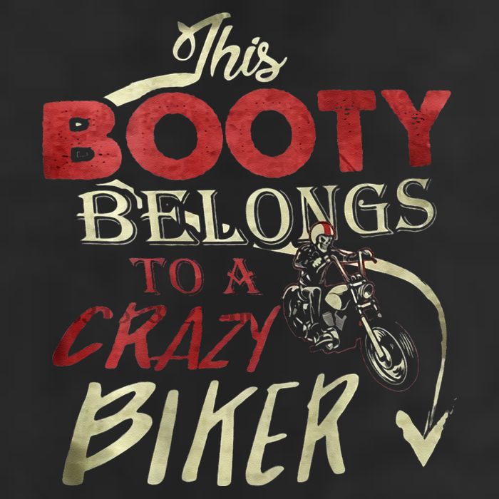 This Booty Belongs To A Crazy Biker Funny Biker Adult Drive Performance Visor