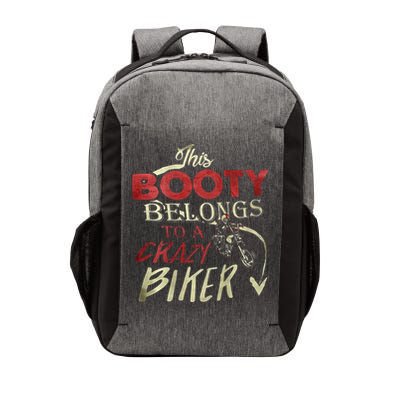This Booty Belongs To A Crazy Biker Funny Biker Vector Backpack