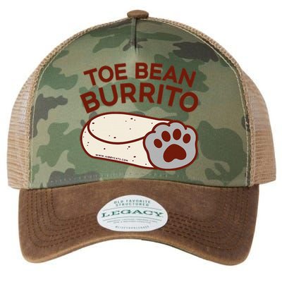 Toe Bean Burrito Funny Cute Cat Puns Toe Beans Legacy Tie Dye Trucker Hat