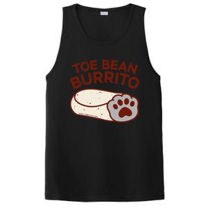 Toe Bean Burrito Funny Cute Cat Puns Toe Beans PosiCharge Competitor Tank