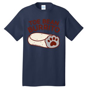 Toe Bean Burrito Funny Cute Cat Puns Toe Beans Tall T-Shirt