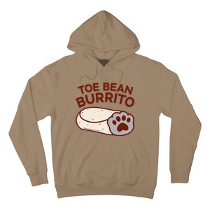 Toe Bean Burrito Funny Cute Cat Puns Toe Beans Hoodie