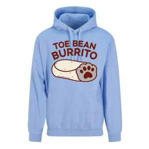 Toe Bean Burrito Funny Cute Cat Puns Toe Beans Unisex Surf Hoodie