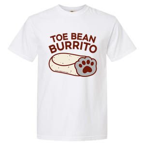 Toe Bean Burrito Funny Cute Cat Puns Toe Beans Garment-Dyed Heavyweight T-Shirt