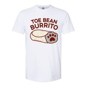 Toe Bean Burrito Funny Cute Cat Puns Toe Beans Softstyle CVC T-Shirt