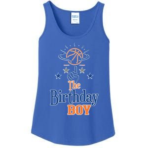 The Birthday Basketball Theme Matching Family Party Gift Ladies Essential Tank