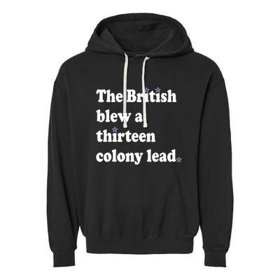 The British Blew A Thirteen Colony Lead Garment-Dyed Fleece Hoodie