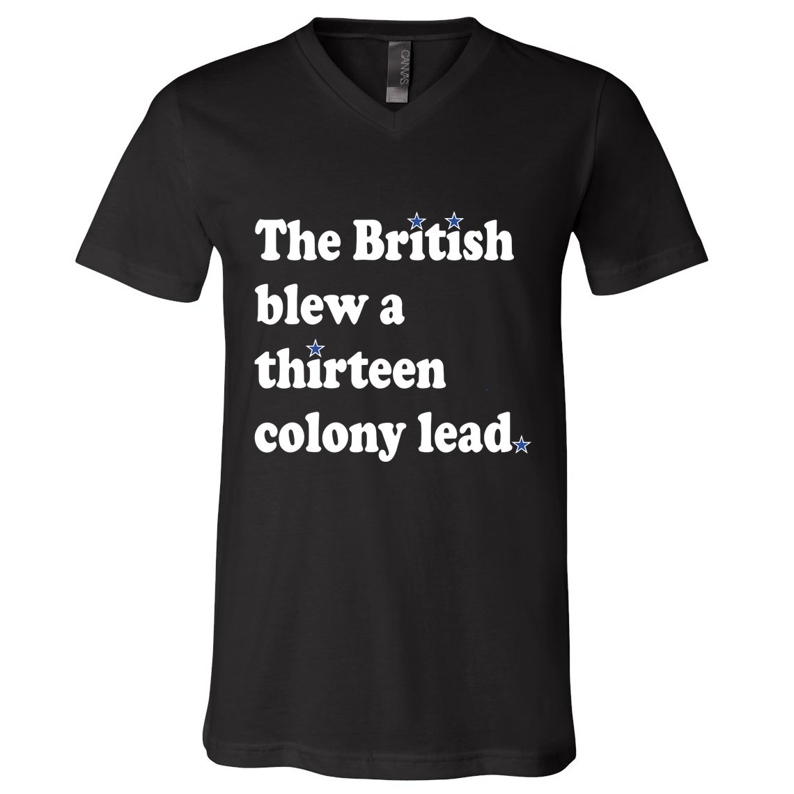The British Blew A Thirteen Colony Lead V-Neck T-Shirt