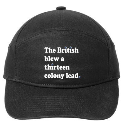 The British Blew A Thirteen Colony Lead 7-Panel Snapback Hat