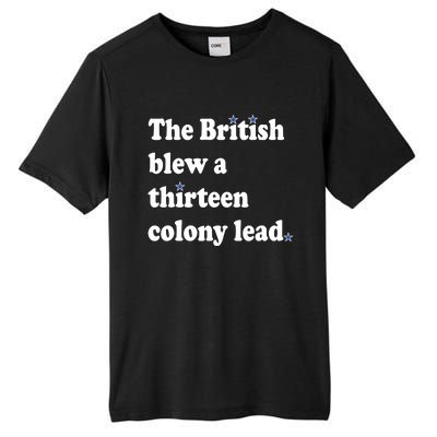 The British Blew A Thirteen Colony Lead Tall Fusion ChromaSoft Performance T-Shirt