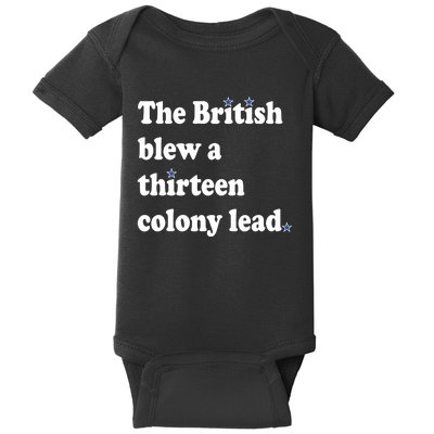 The British Blew A Thirteen Colony Lead Baby Bodysuit