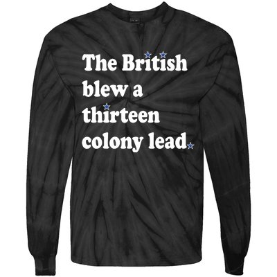 The British Blew A Thirteen Colony Lead Tie-Dye Long Sleeve Shirt